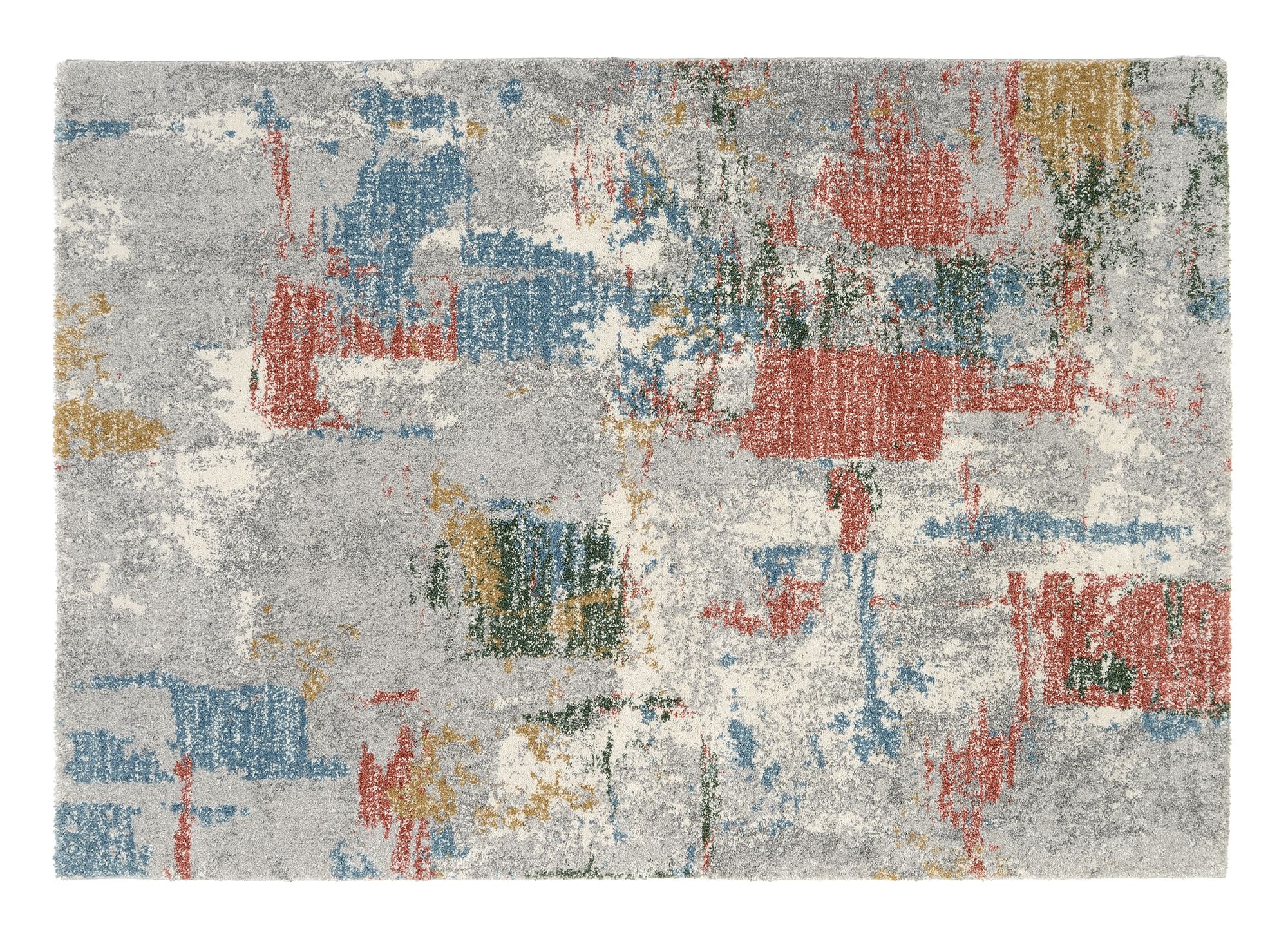 New Villa City Frisé Teppich multicolor