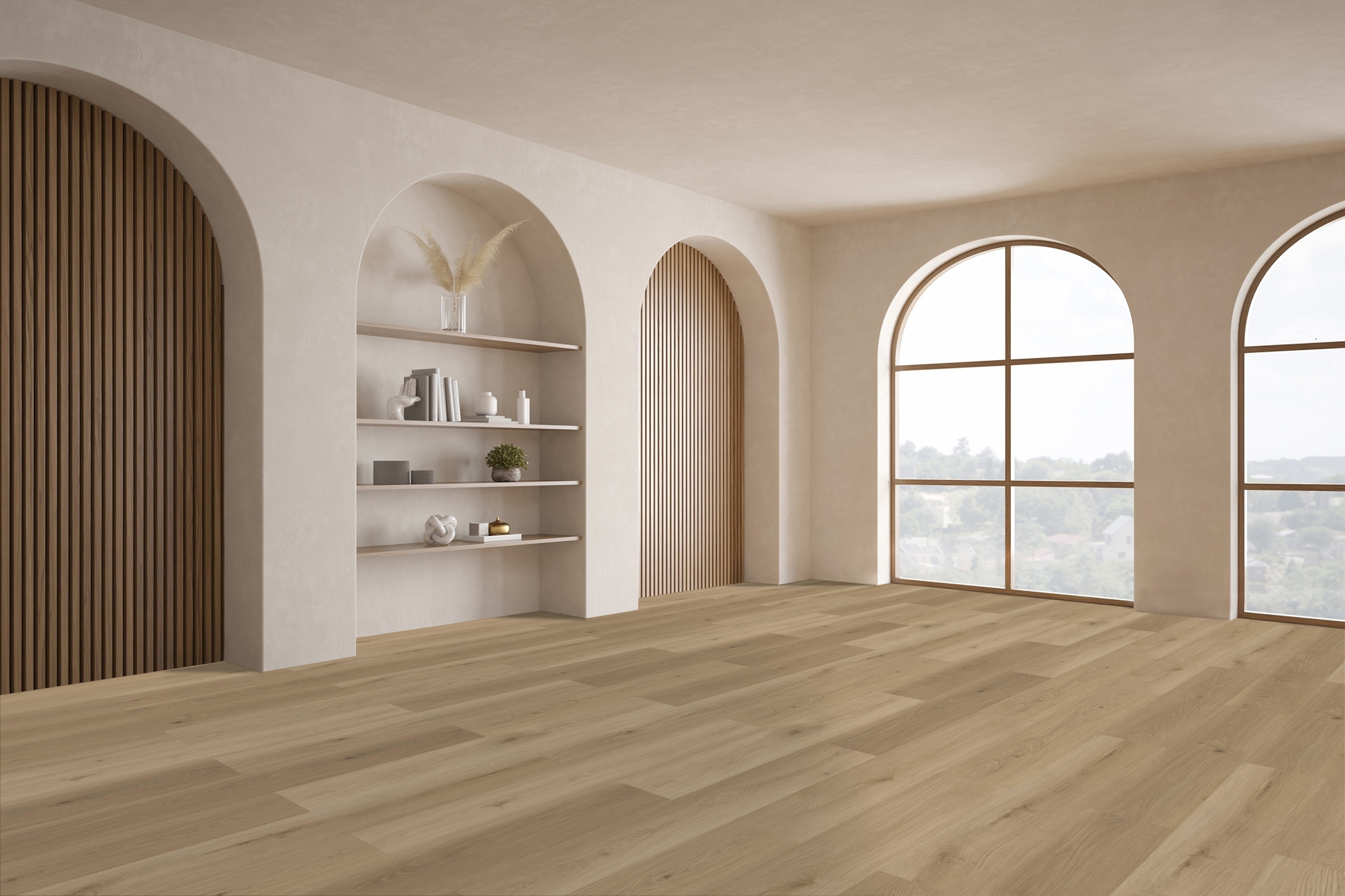 Klickvinyl Langdiele Eiche beige harmonisch