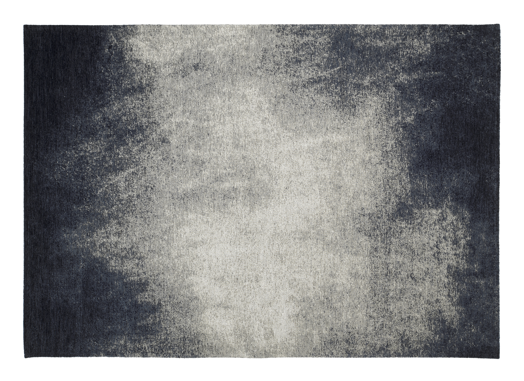 Opal Daylight Flachgewebe Teppich blau-grau