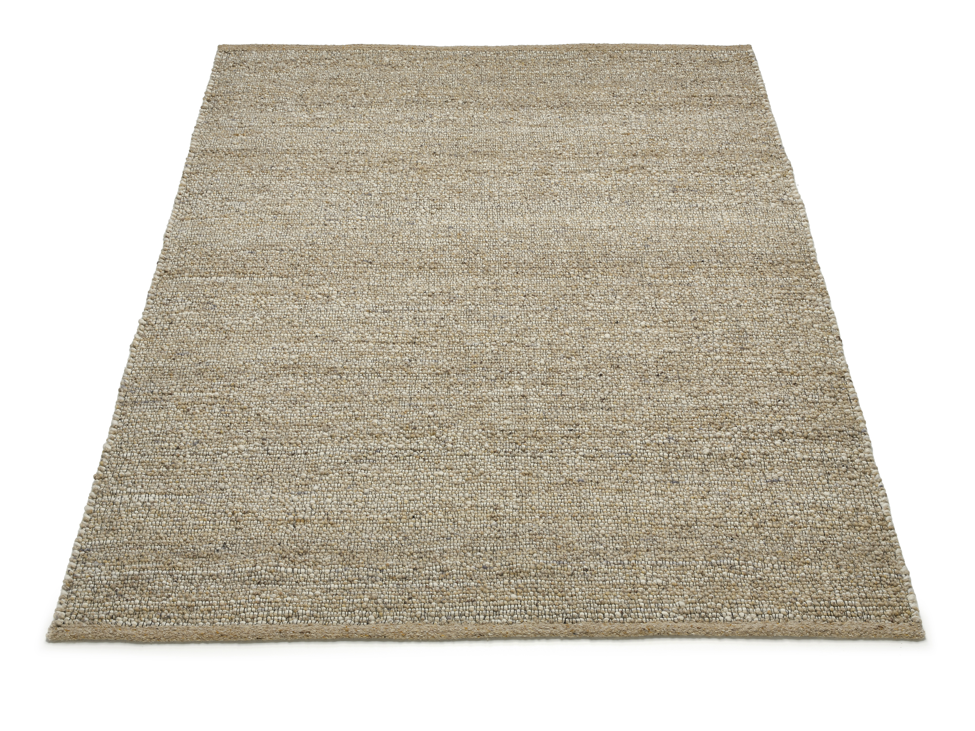 Country Handweb Teppich cappuccino