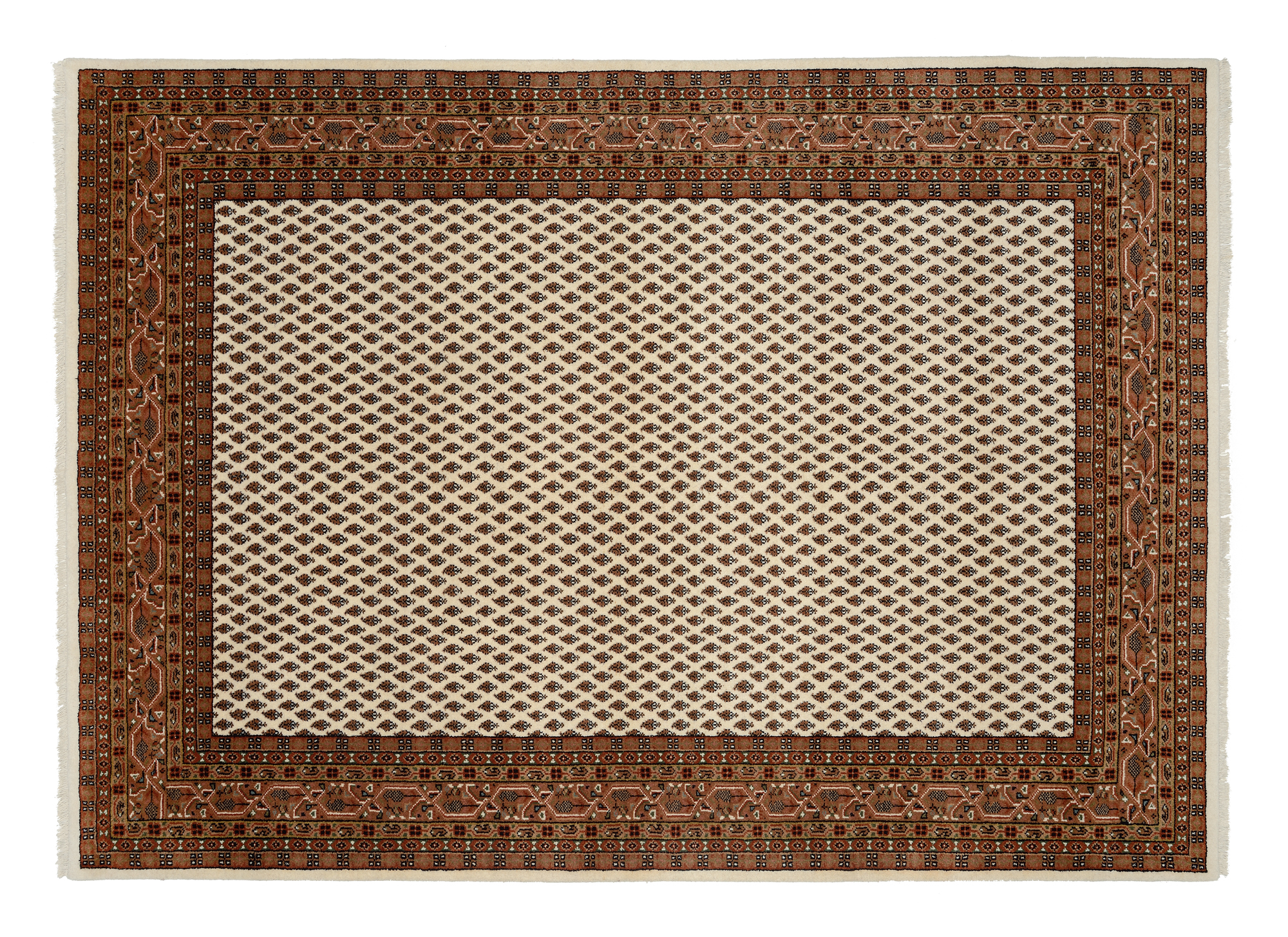 Sakki Mir Orientteppich creme-braun