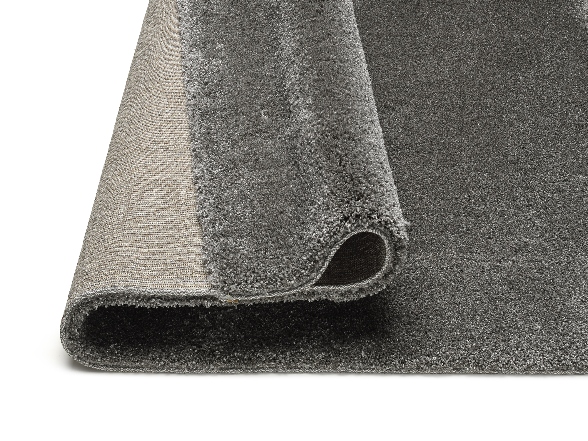 Montis Hochflor Teppich dunkelgrau
